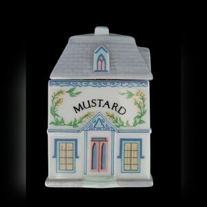 Lenox - The Lenox Spice Village MUSTARD Fine Porcelain Jar